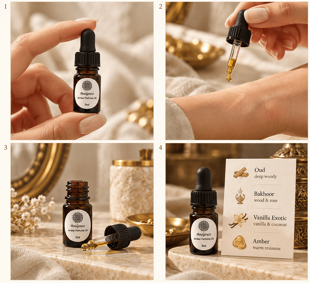 Boulgouiz Oils Luxury Concentrated Perfume Oil – 5ml Dropper