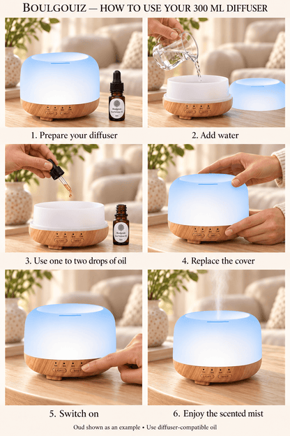 Boulgouiz Air Humidifier/ Diffuser
