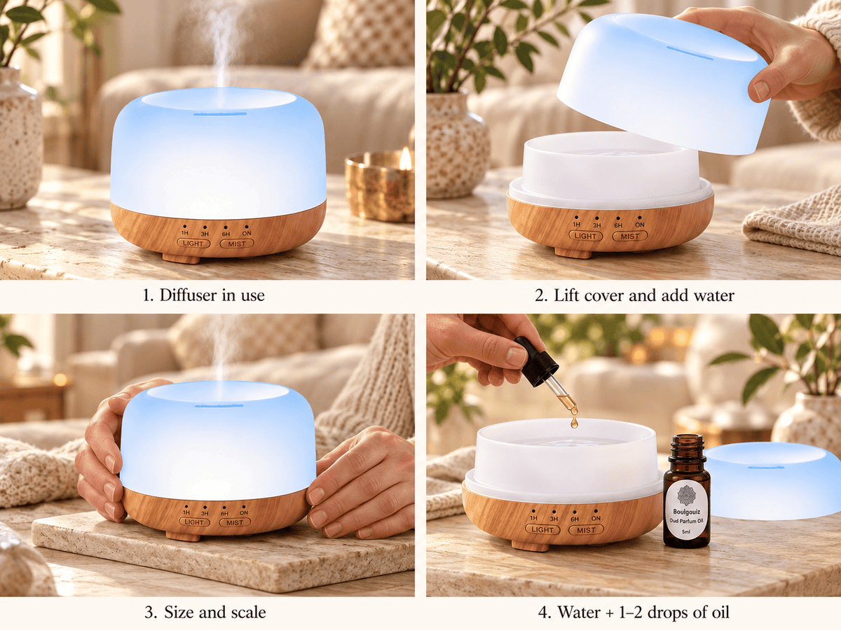 Boulgouiz Air Humidifier/ Diffuser