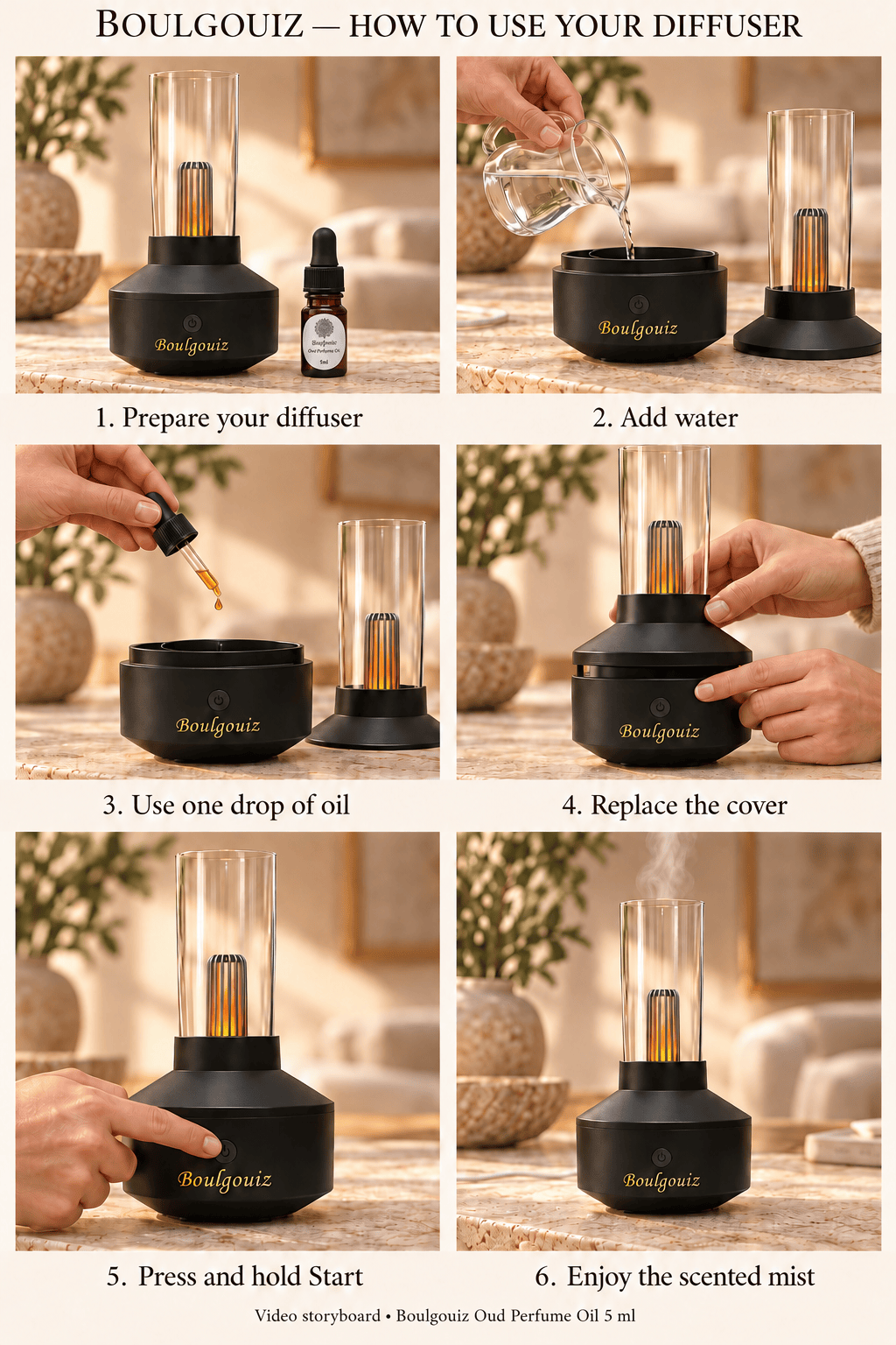 Boulgouiz Electronic Diffuser