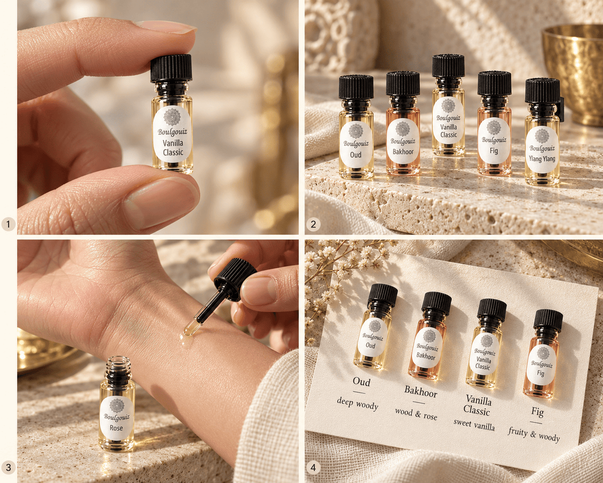 Boulgouiz Luxury Perfume Oil Samples
