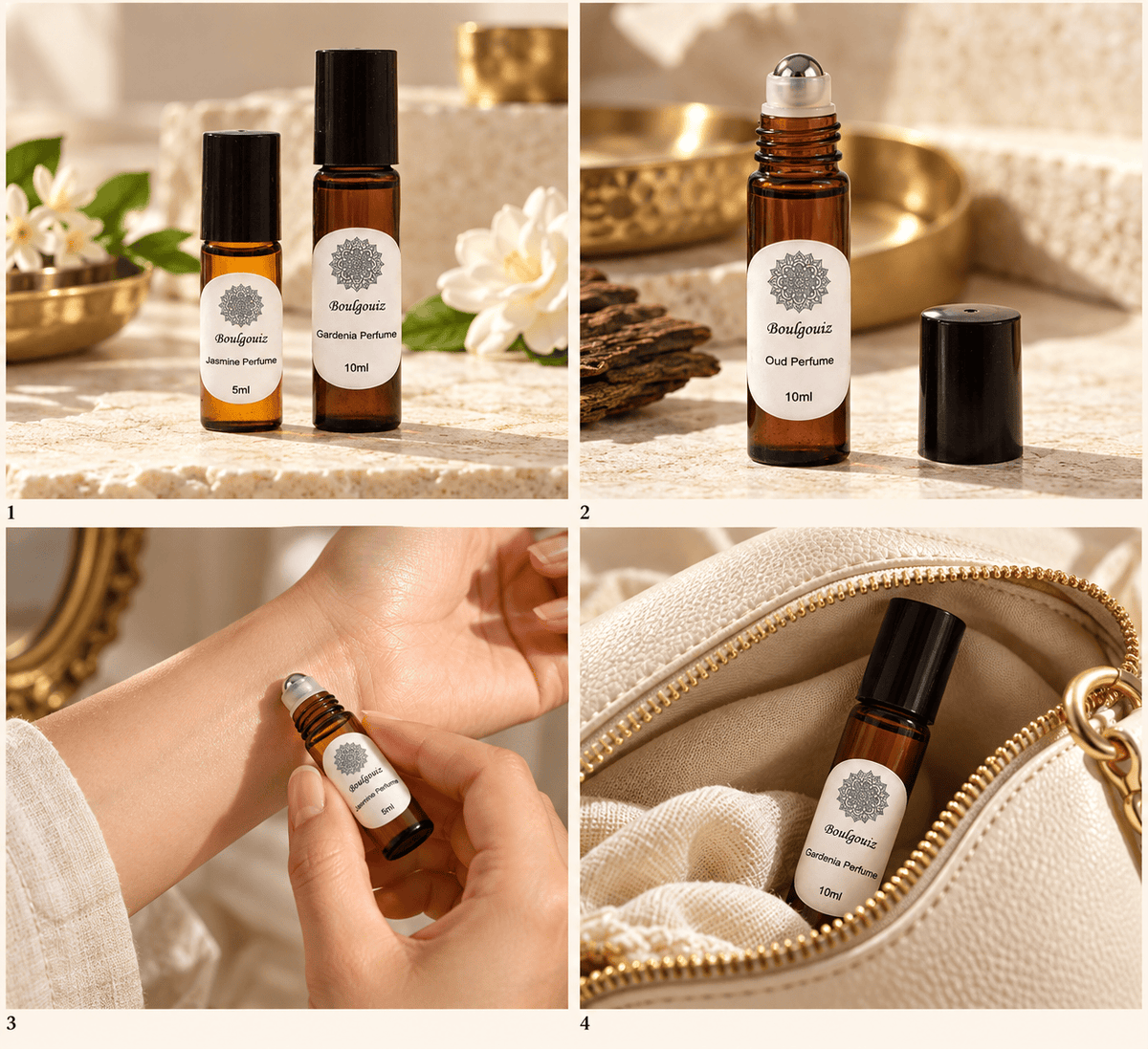 Boulgouiz Luxury Roll-On Perfume Oils